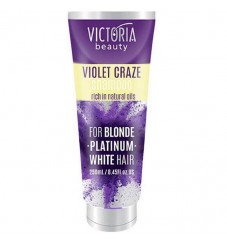 Victoria Beauty Лилав тониращ шампоан за руса коса против жълти оттенъци